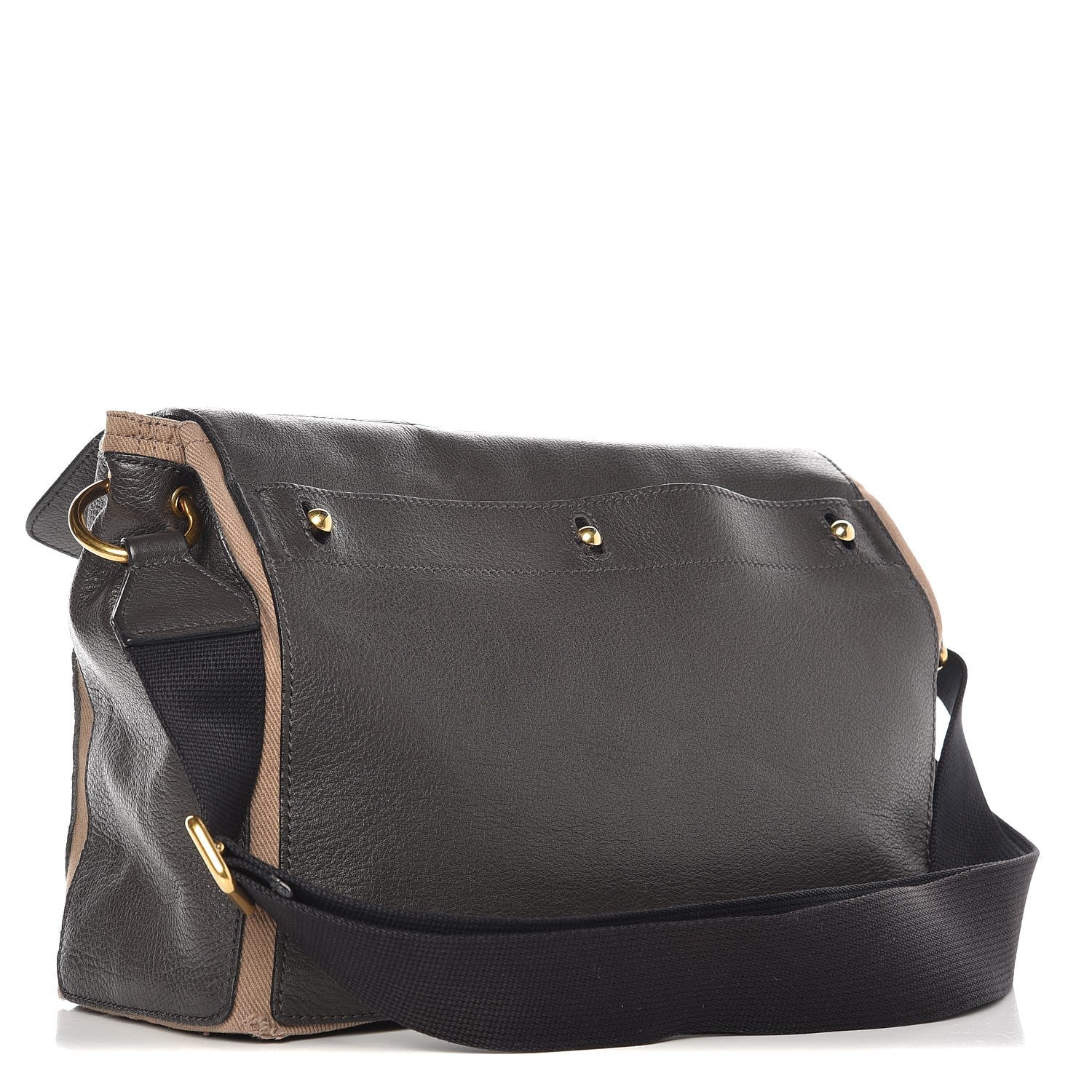 Saint Laurent Calfskin Muse Two Messenger Grey 12 of 21