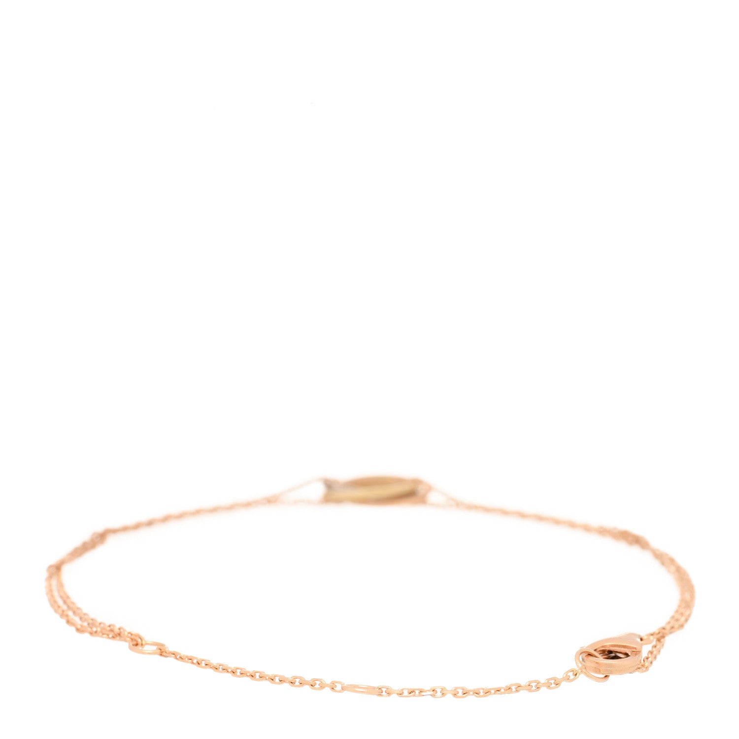 Cartier 18K Pink Yellow White Gold Trinity Bracelet 2 of 4
