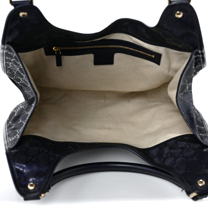 Gucci Imprime Monogram Joy Medium Shoulder Bag Navy 5 of 11