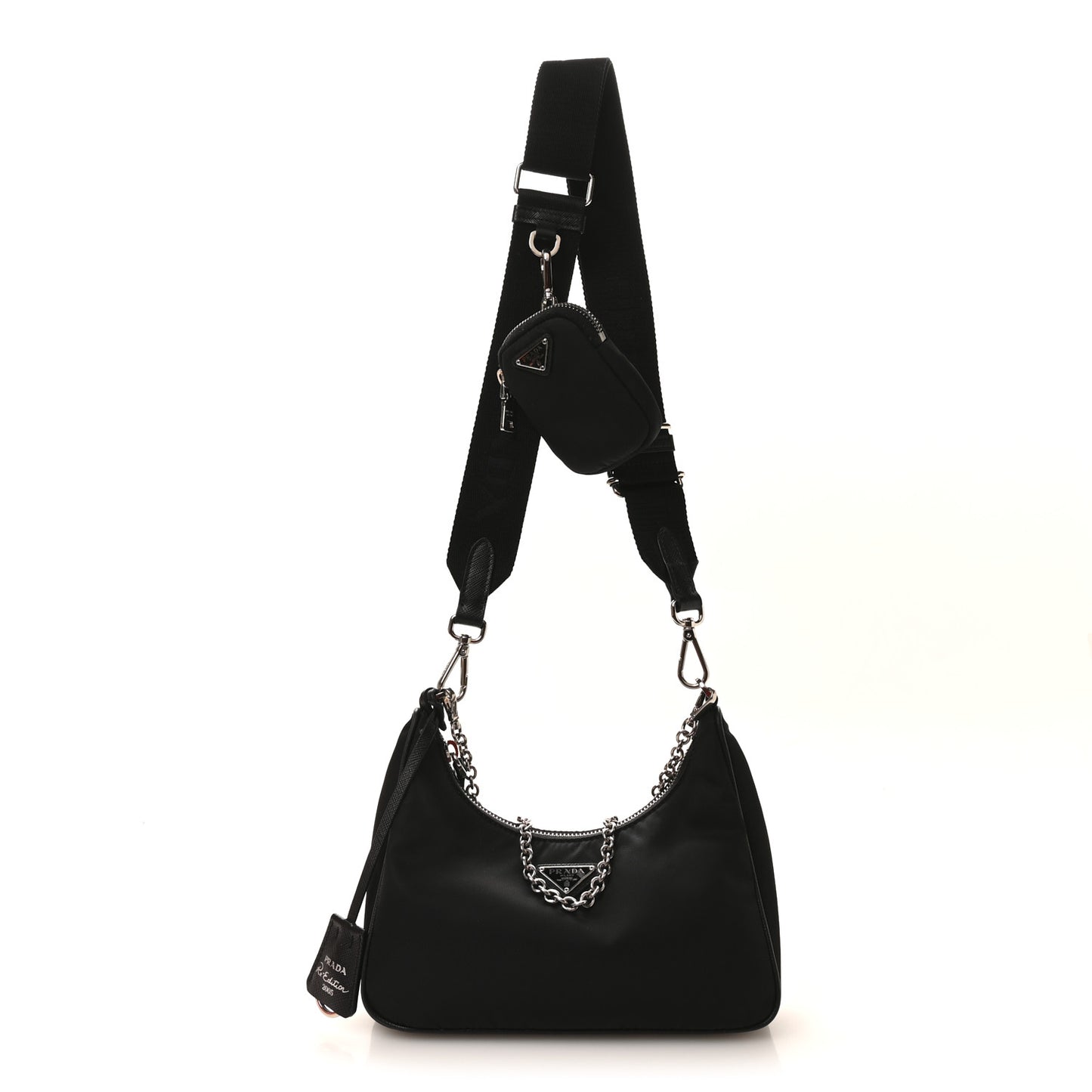 Nylon Re-Edition 2005 Shoulder Bag Black