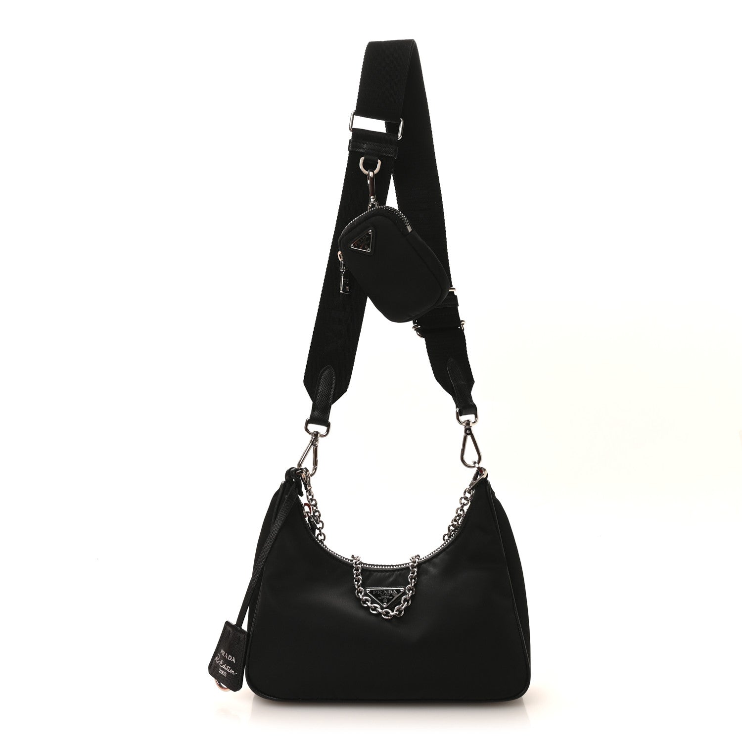 Prada Nylon Re-Edition 2005 Shoulder Bag Black 1 of 11