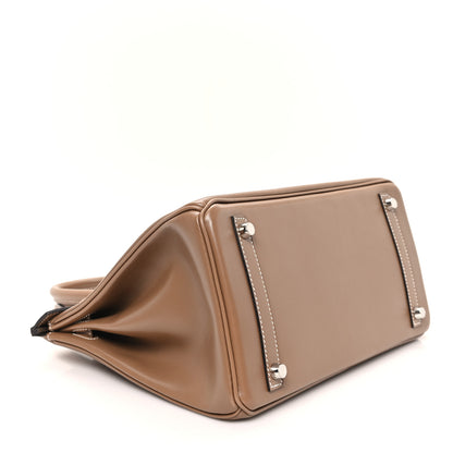 Hermes Tadelakt Birkin 30 Etoupe 4 of 11