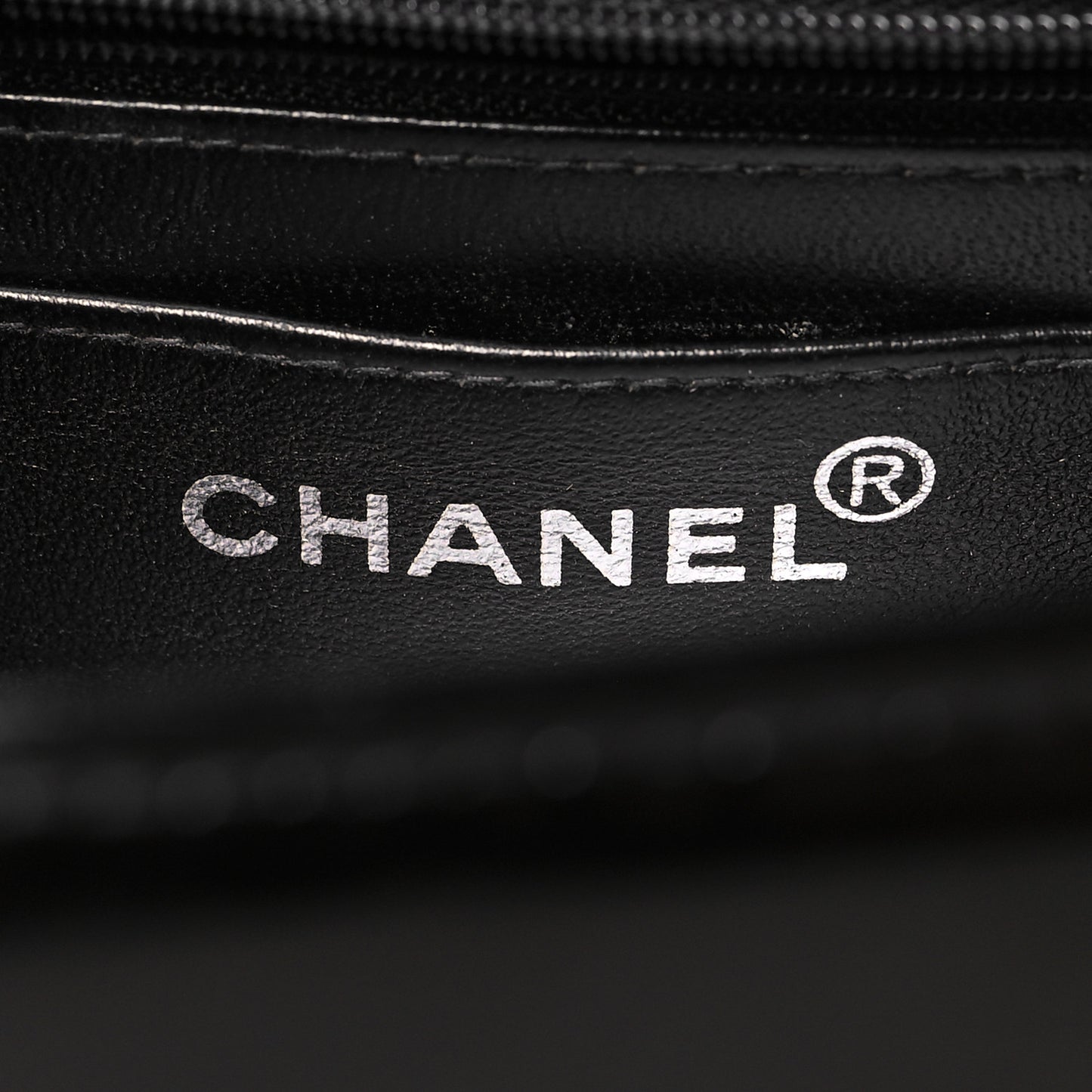 Lambskin Patent CC Snake Chain Flap Bag Black