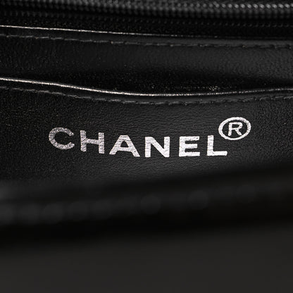 Chanel Lambskin Patent CC Snake Chain Flap Bag Black 6 of 11
