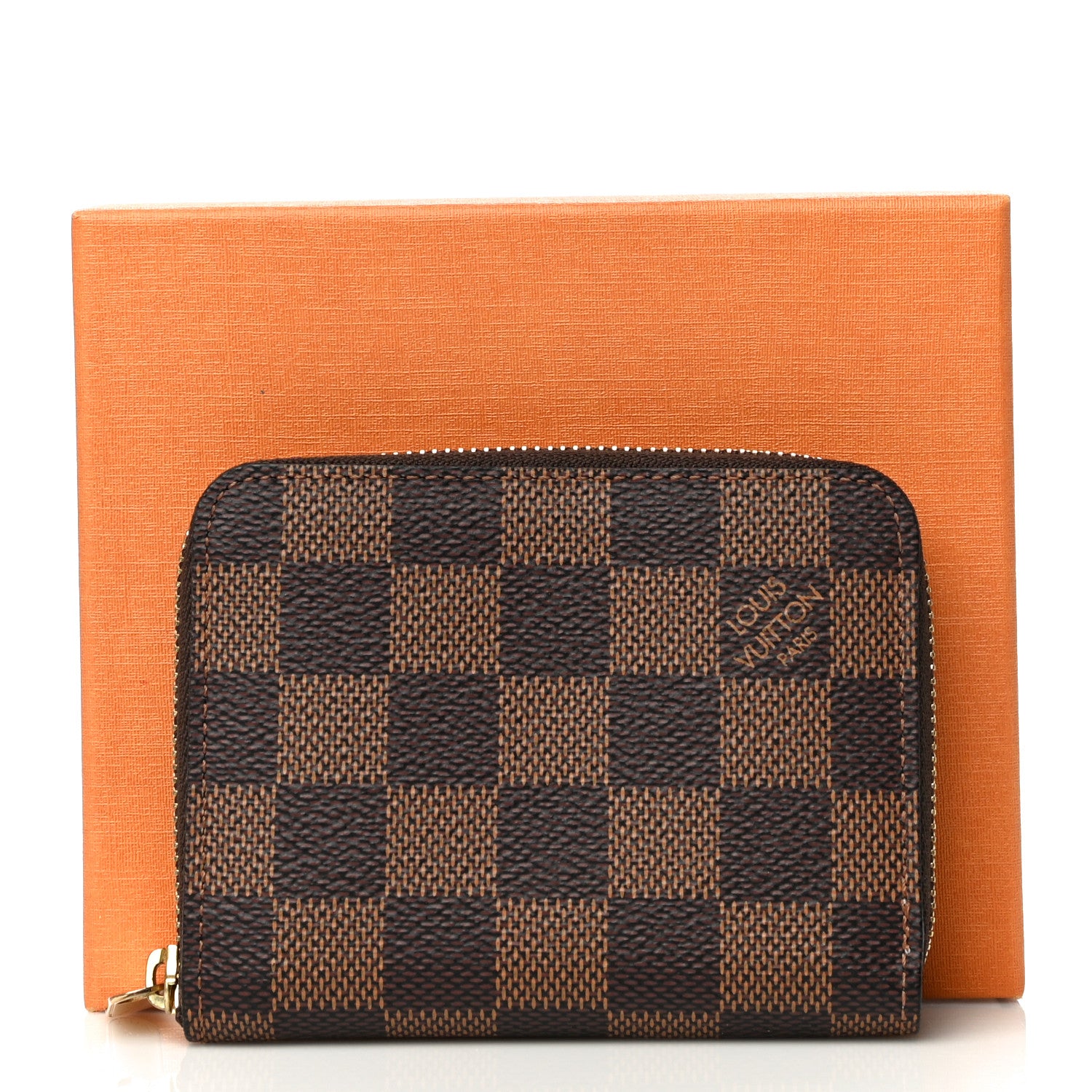 Louis Vuitton Damier Ebene Zippy Coin Purse Rose Ballerine 10 of 10
