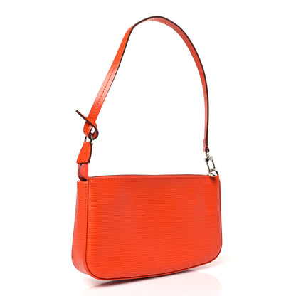 Louis Vuitton Epi Pochette Accessories NM Piment 3 of 10