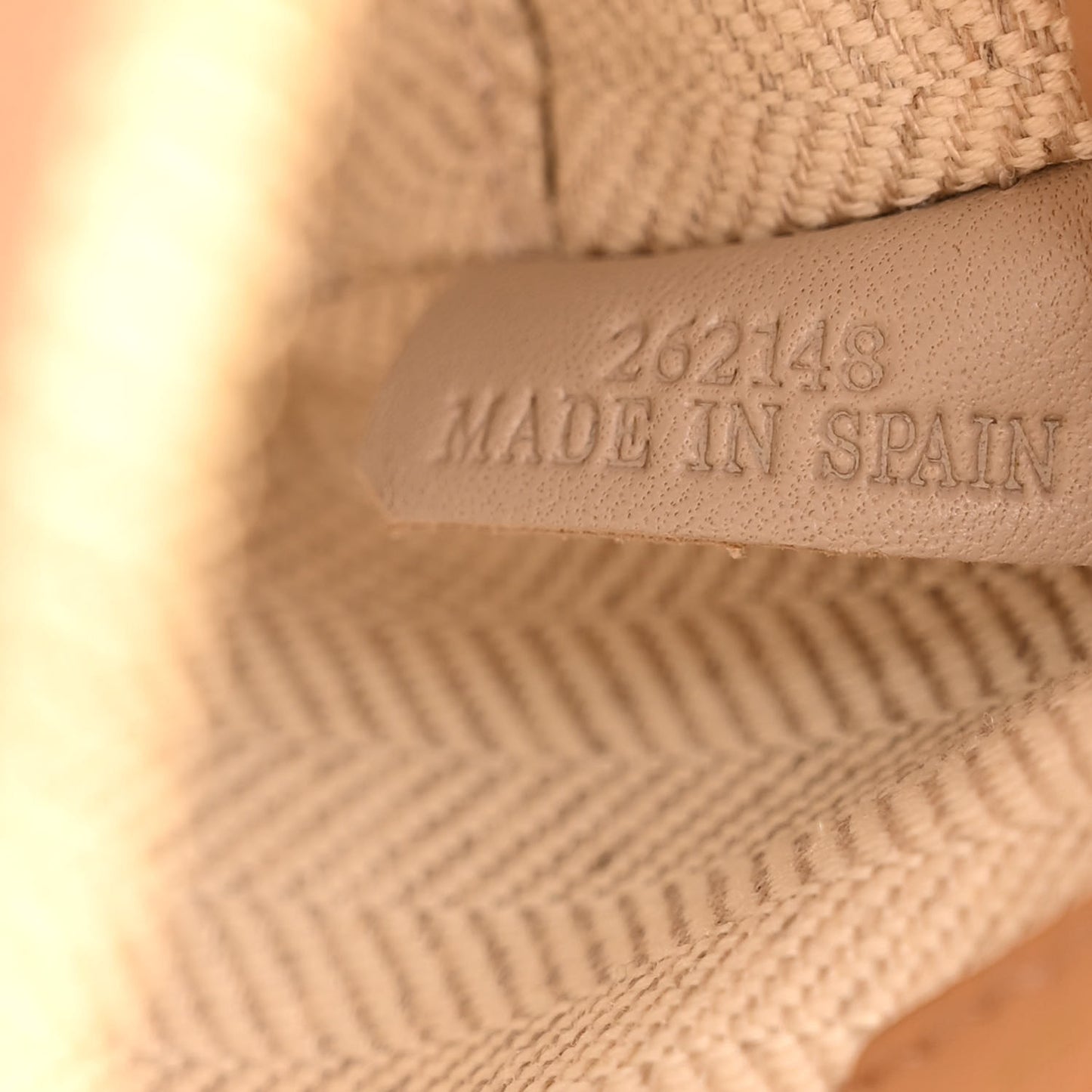 Jacquard Anagram Calfskin Amazona Nano Brown Red
