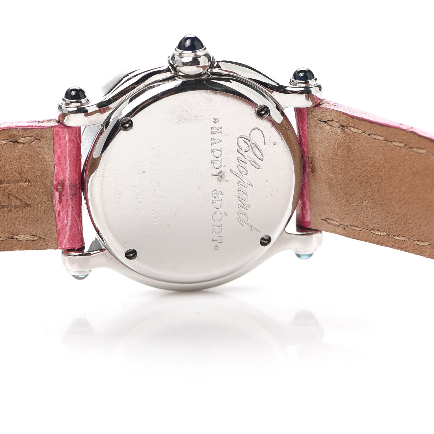 Chopard Stainless Steel Alligator Diamond Pave Bezel 26mm Happy Sport Quartz Watch 5 of 5