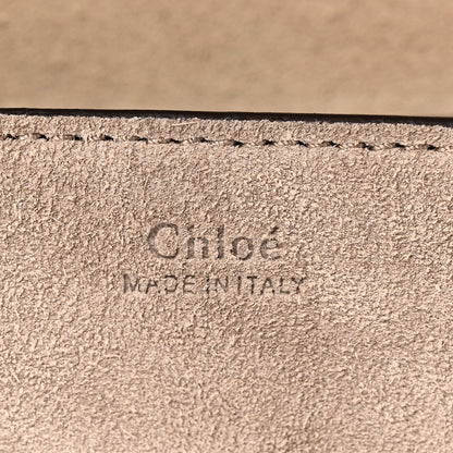 Chloe Suede Smooth Calfskin Drew Shoulder Bag Motty Grey 6 of 9