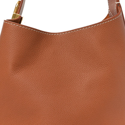 Louis Vuitton Grained Calfskin Low Key Hobo PM Cognac 7 of 10