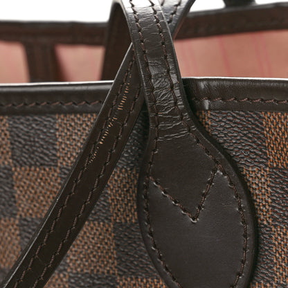 Louis Vuitton Damier Ebene Neo Neverfull MM Rose Ballerine 10 of 13