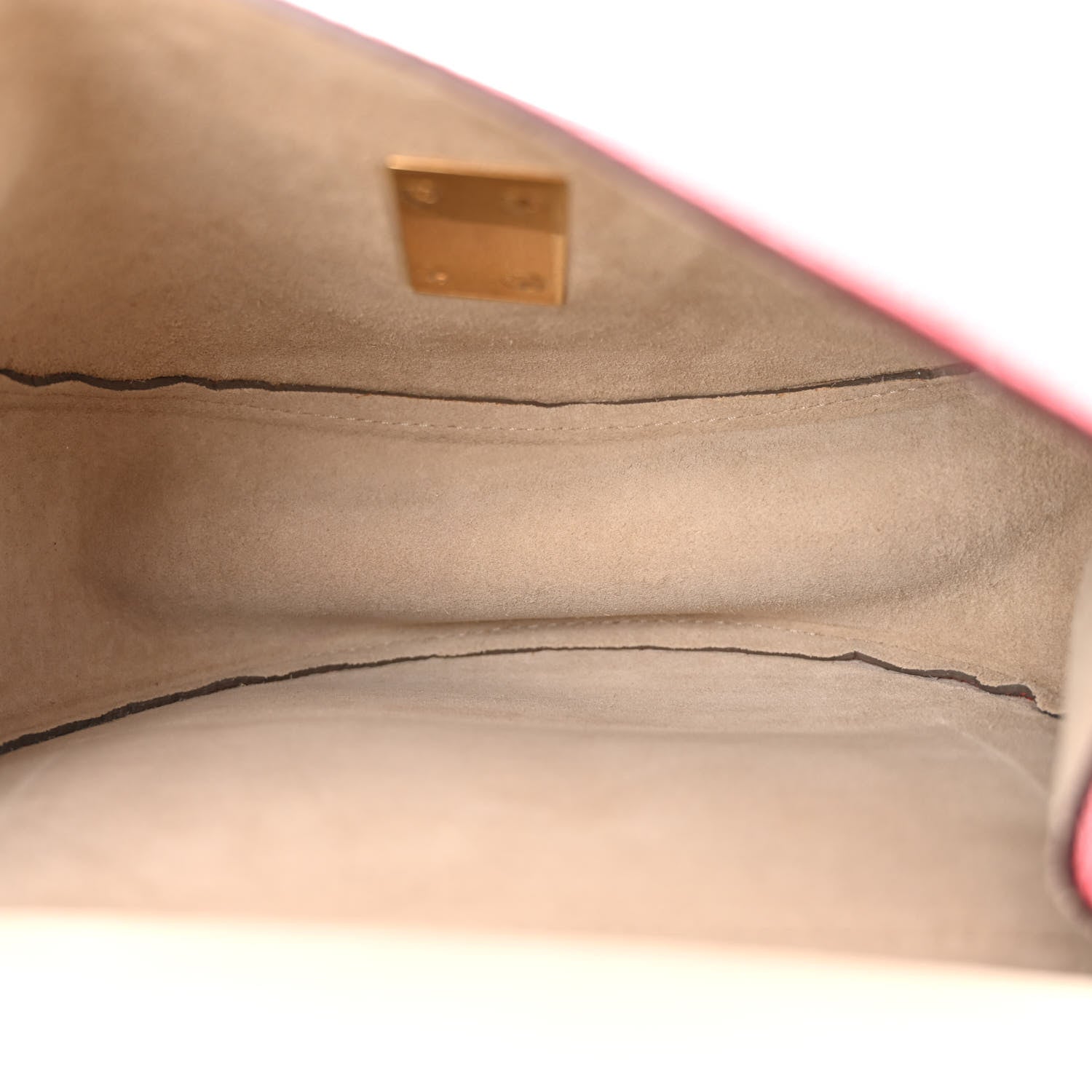 Chloe Grained Lambskin Drew Shoulder Bag Plaid Red 5 of 9