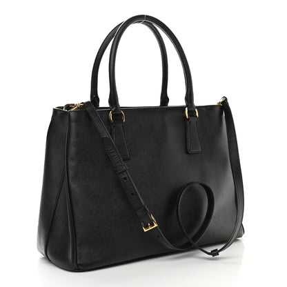 Prada Saffiano Lux Medium Tote Black 3 of 12
