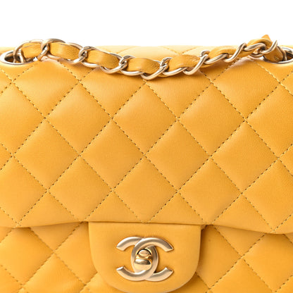 Chanel Lambskin Quilted Mini Square Flap Yellow 10 of 10