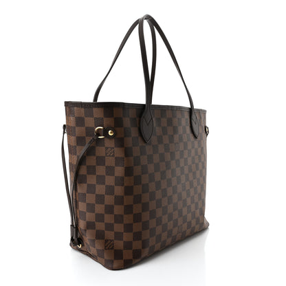 Louis Vuitton Damier Ebene Neo Neverfull MM Rose Ballerine 4 of 10