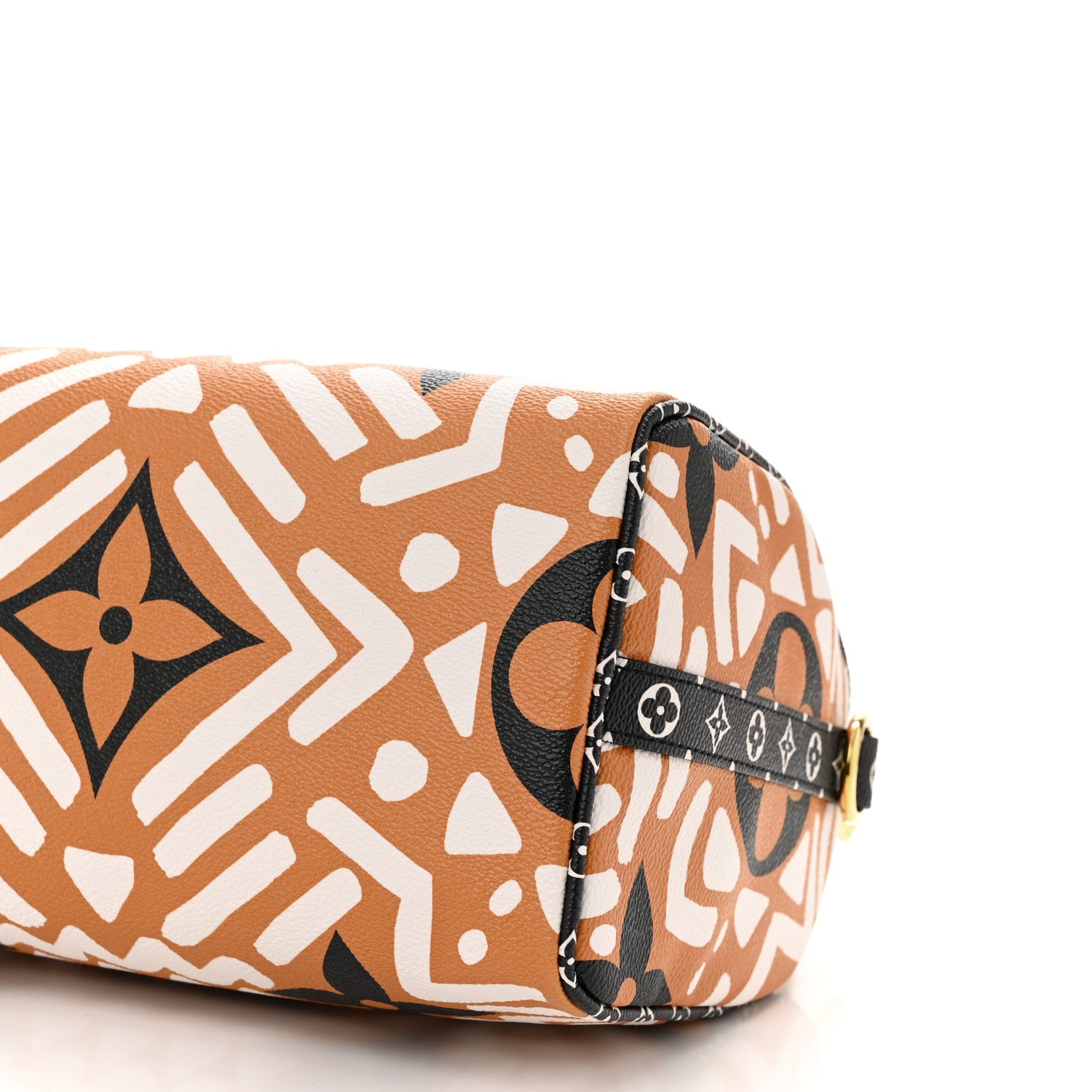 Louis Vuitton Monogram Giant Crafty Speedy Bandouliere 25 Creme Caramel 8 of 9