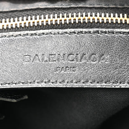 Balenciaga Chevre Gold Metallic Edge Hardware City Black 7 of 17