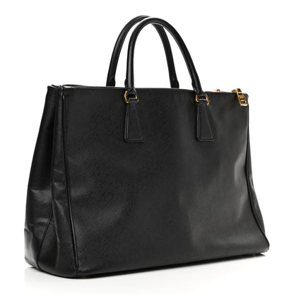 Prada Saffiano Large Galleria Double Zip Tote Black 3 of 13
