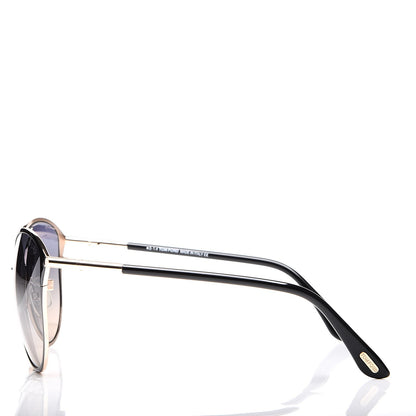 Tom Ford Penelope Vintage Round Sunglasses TF320 Black 3 of 7