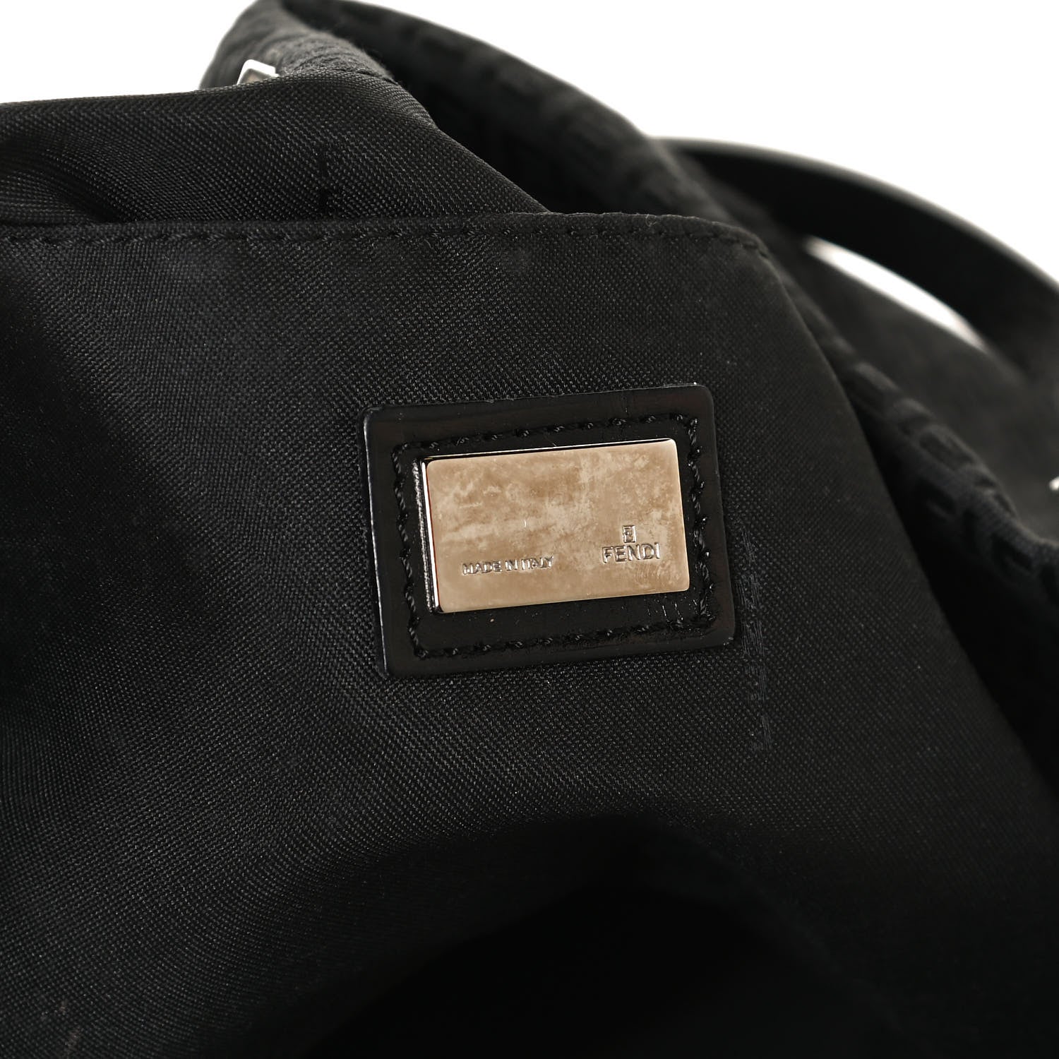 Fendi Zucchino Hobo Black 5 of 9