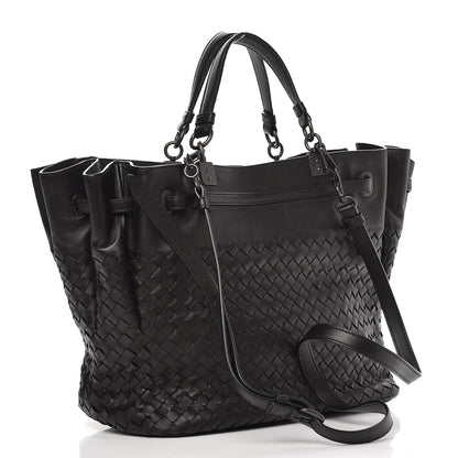 Bottega Veneta Nappa Intrecciato Bucket Bag Nero Black 3 of 11