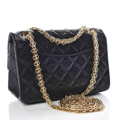 Chanel Aged Calfskin Quilted 2.55 Reissue Mini Flap Black 3 of 11