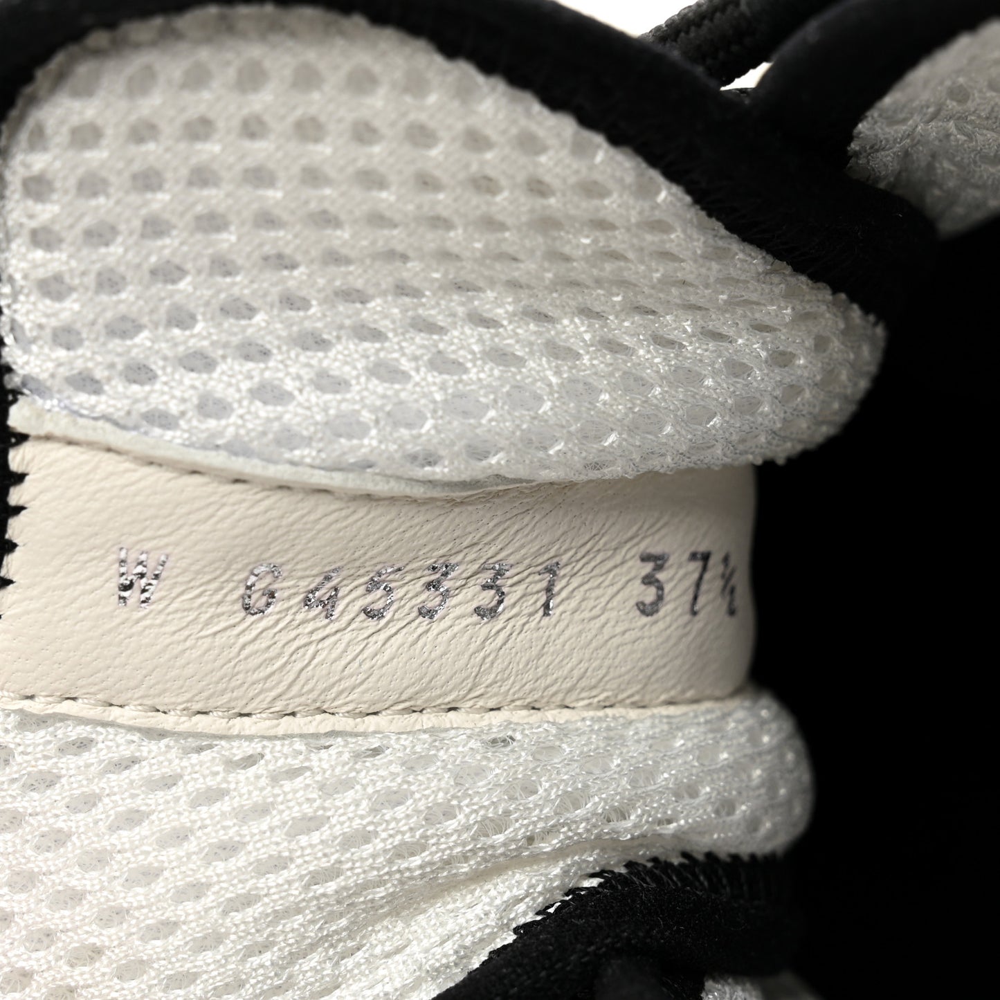 Suede Calfskin Nylon Grosgrain CC Sneakers 37.5 Beige Black
