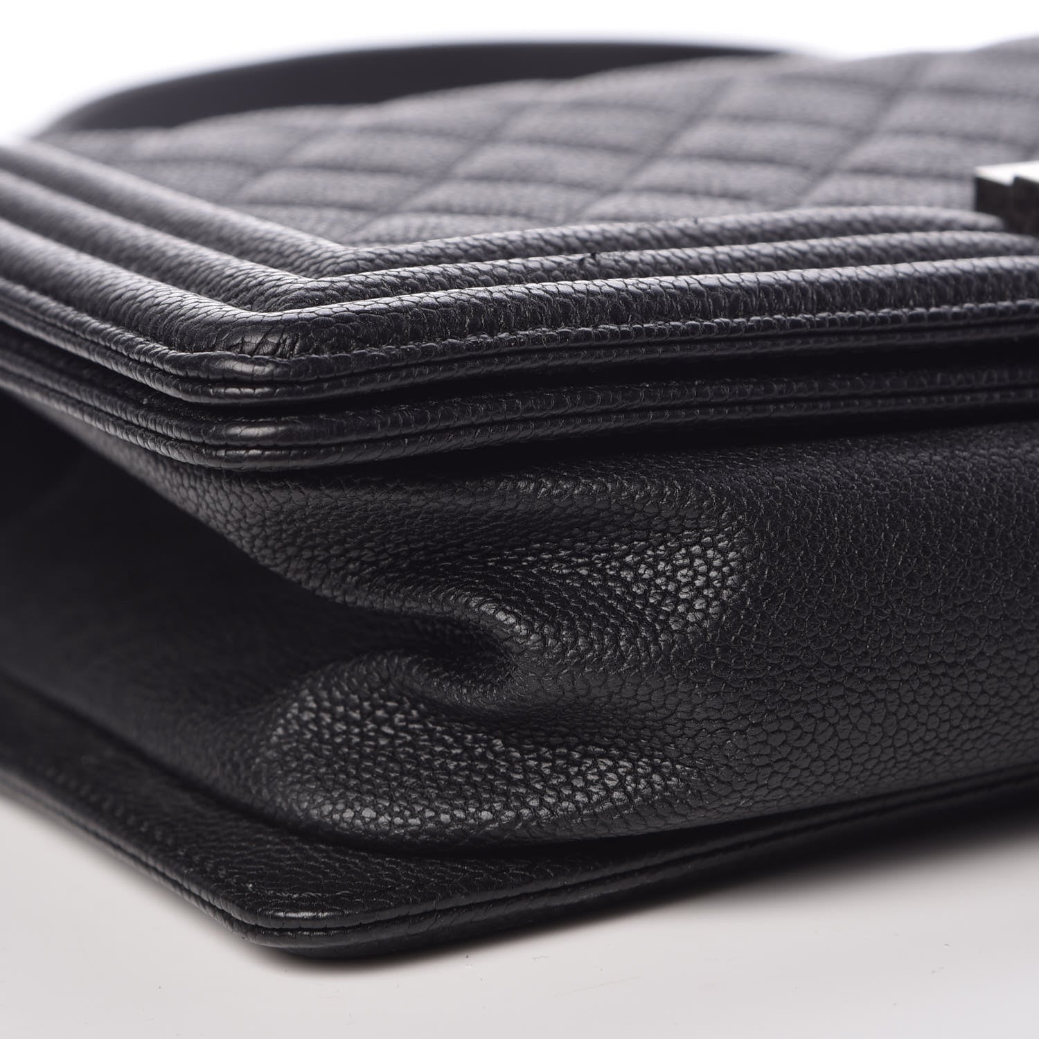 Chanel Caviar Quilted Medium Boy Flap Black 10 of 11