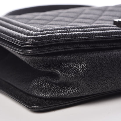 Chanel Caviar Quilted Medium Boy Flap Black 10 of 11