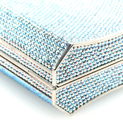 Judith Leiber Swarovski Crystal Minaudiere Clutch Blue 9 of 9
