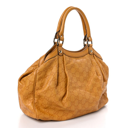 Gucci Guccissima Medium Sukey Tote Yellow 2 of 10