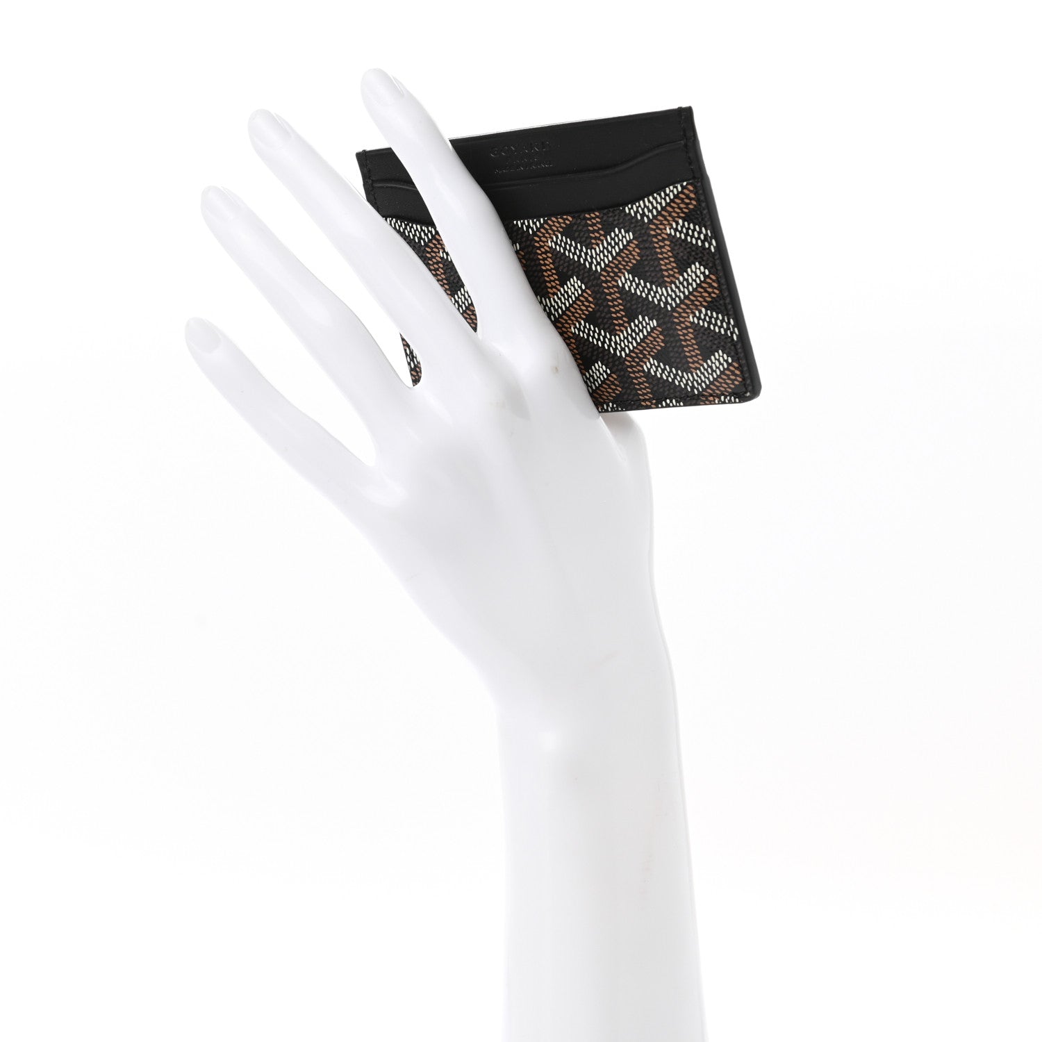 Goyard Goyardine Saint Sulpice Card Holder Black 2 of 6