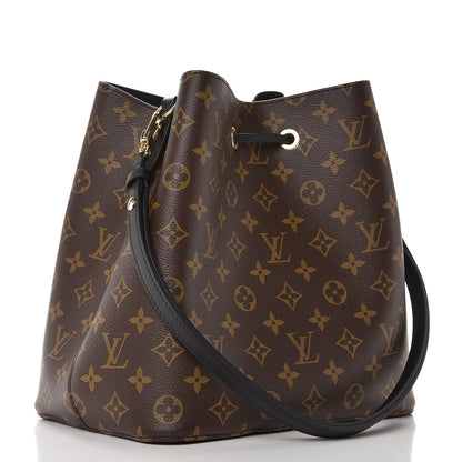 Louis Vuitton Monogram Neonoe MM Black 3 of 7