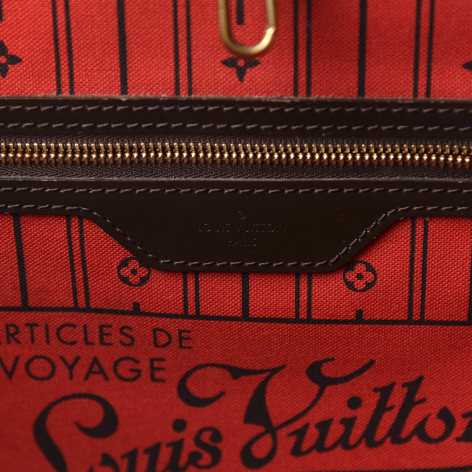 Louis Vuitton Damier Ebene Neverfull MM 12 of 15