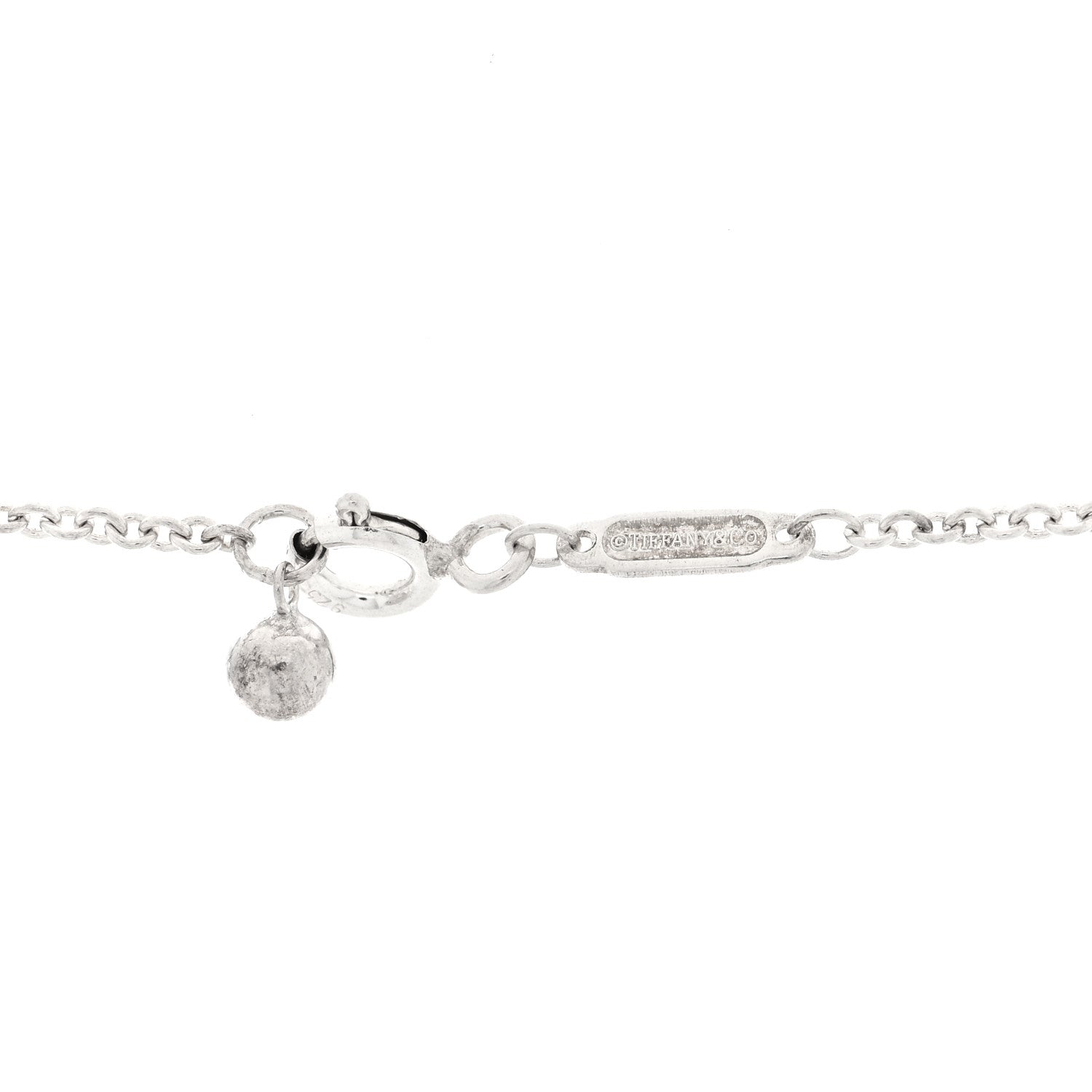 Tiffany Sterling Silver Mixed Bead Necklace 4 of 4