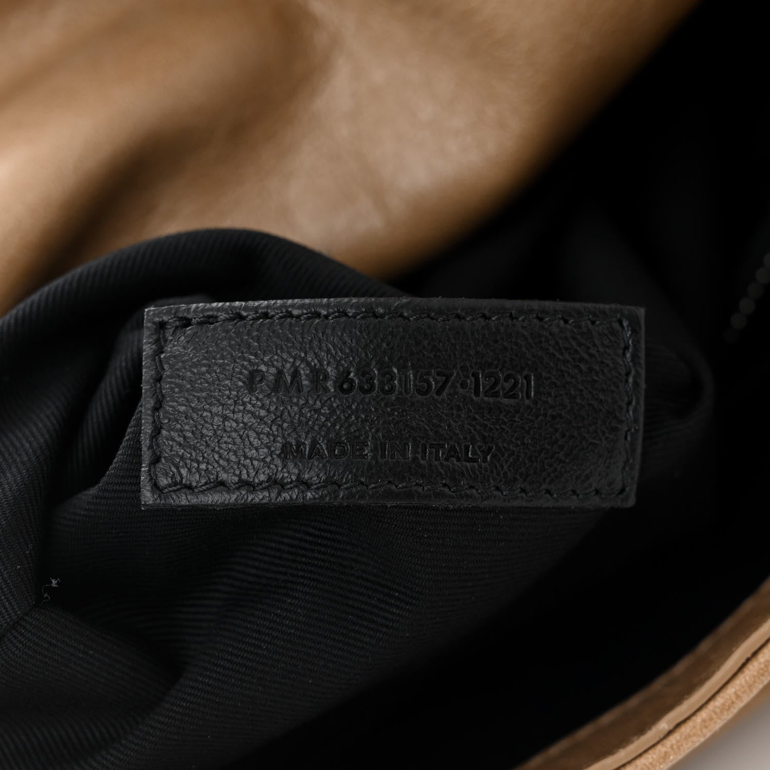 Saint Laurent Crinkled Calfskin Matelasse Monogram Large Niki Chain Satchel Dark Toffee 7 of 10