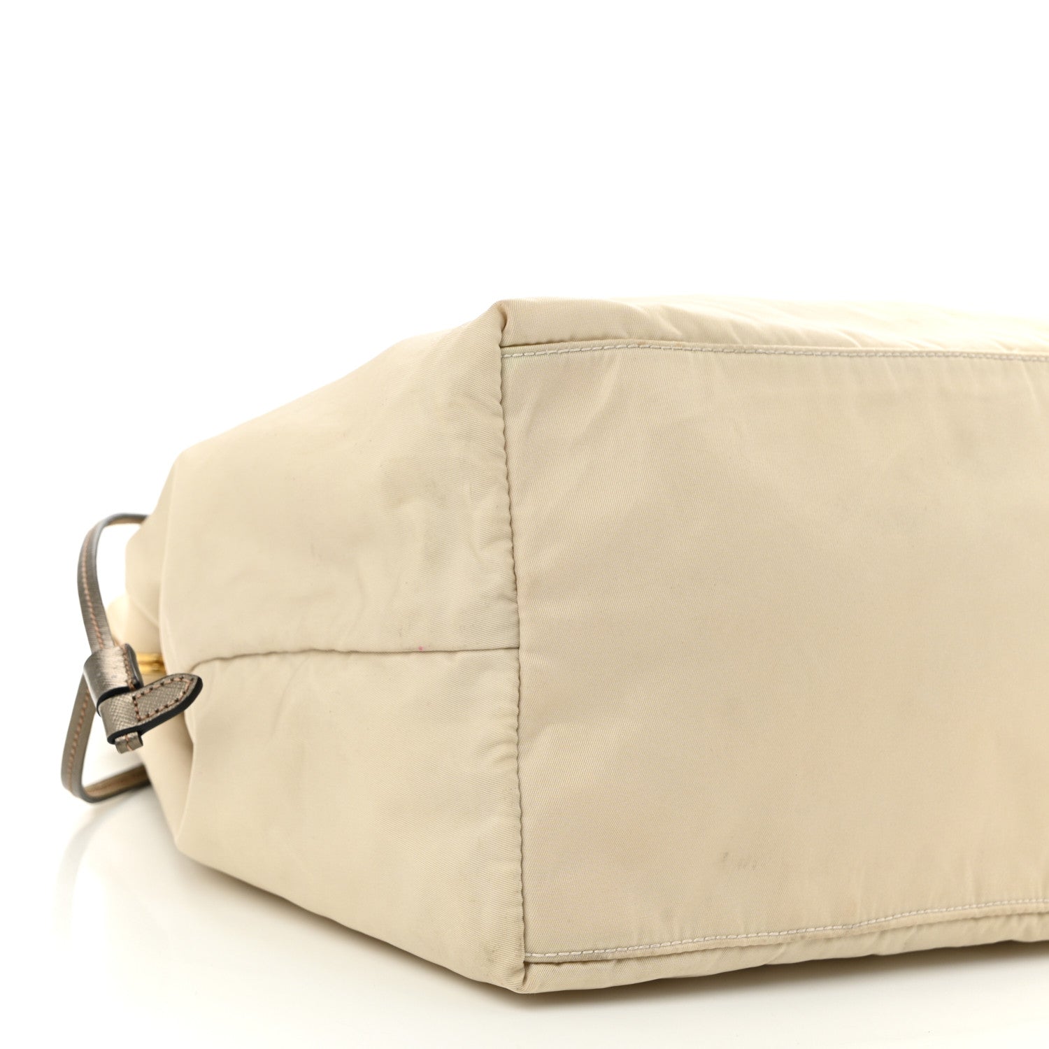 Prada Tessuto Nylon Saffiano Shopping Tote White 9 of 14