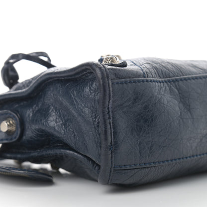 Balenciaga Agneau Giant 12 Silver Hardware Mini City Bleu Obscur 9 of 16