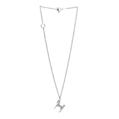 Hermes Palladium Panache Pendant Necklace 3 of 5
