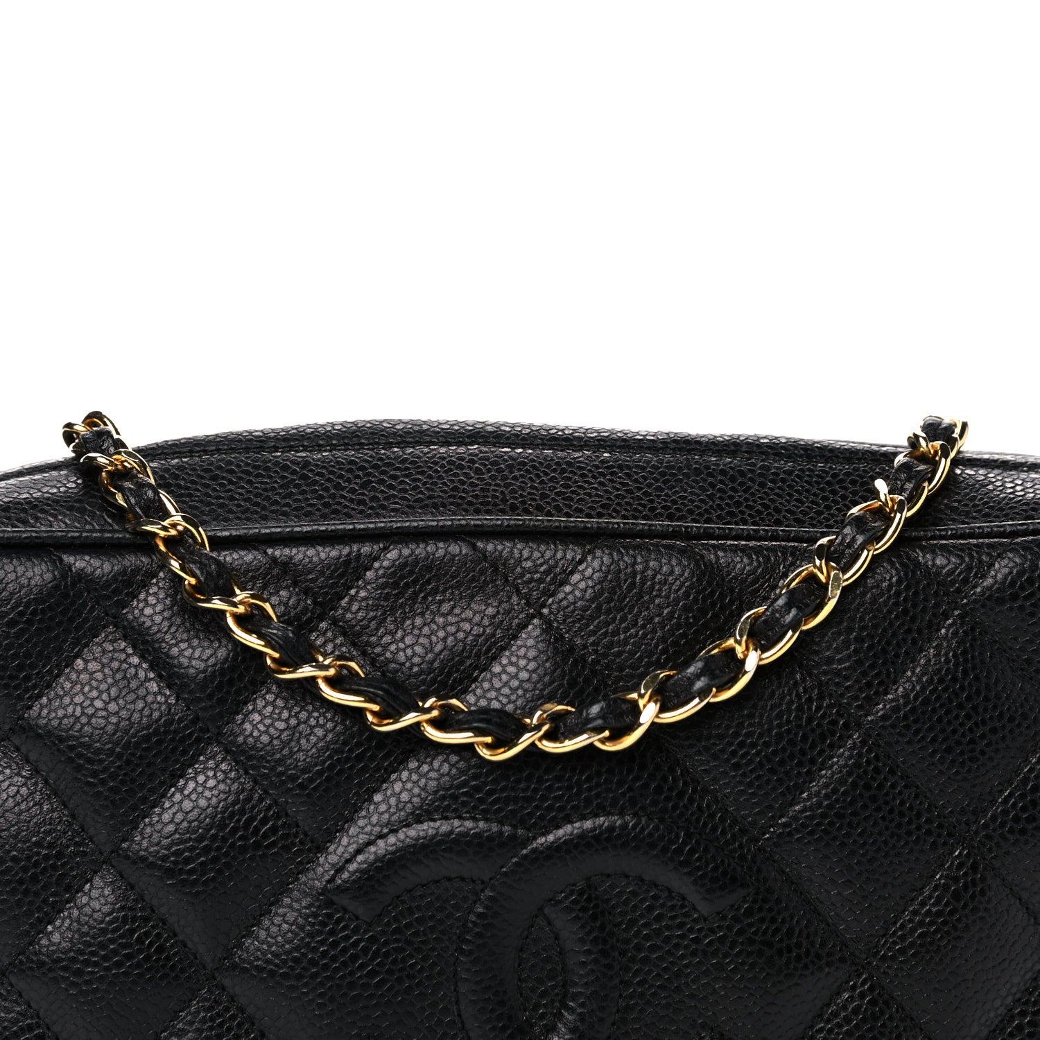 Chanel Caviar Quilted CC Camera Case Black 8 of 20