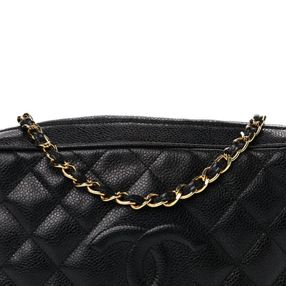 Chanel Caviar Quilted CC Camera Case Black 8 of 20