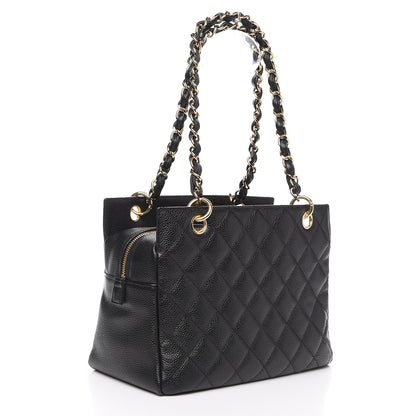 Chanel Caviar Quilted Petit Timeless Tote PTT Black 2 of 10