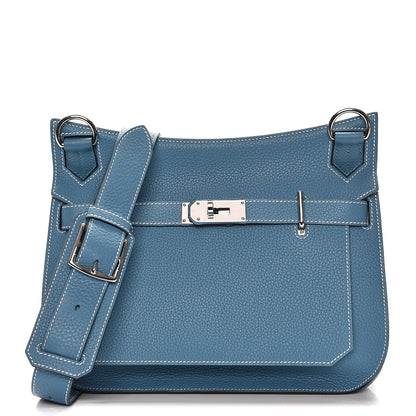 Hermes Taurillon Clemence Jypsiere 31 Blue Jean 1 of 9