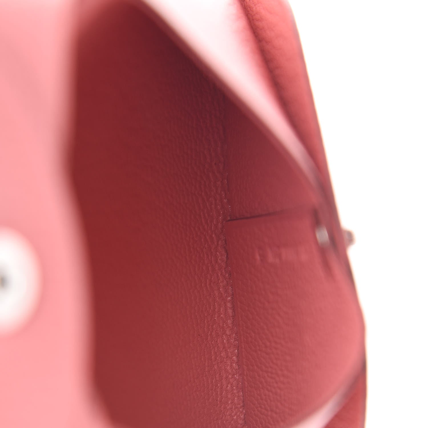 Hermes Chevre Mysore Bastia Coin Purse Rose Ete 5 of 8