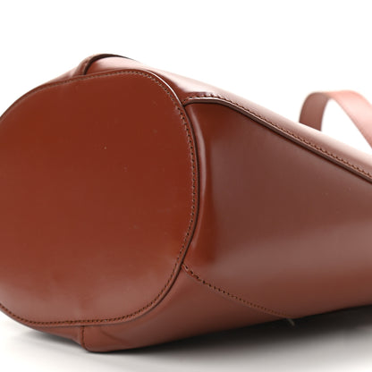 Chloe Smooth Grained Calfskin Small Tulip Bucket Bag Sepia Brown 11 of 13