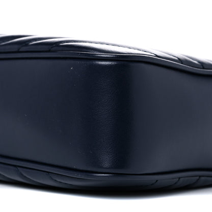 Saint Laurent Calfskin Matelasse Monogram Lou Camera Bag Navy 9 of 9
