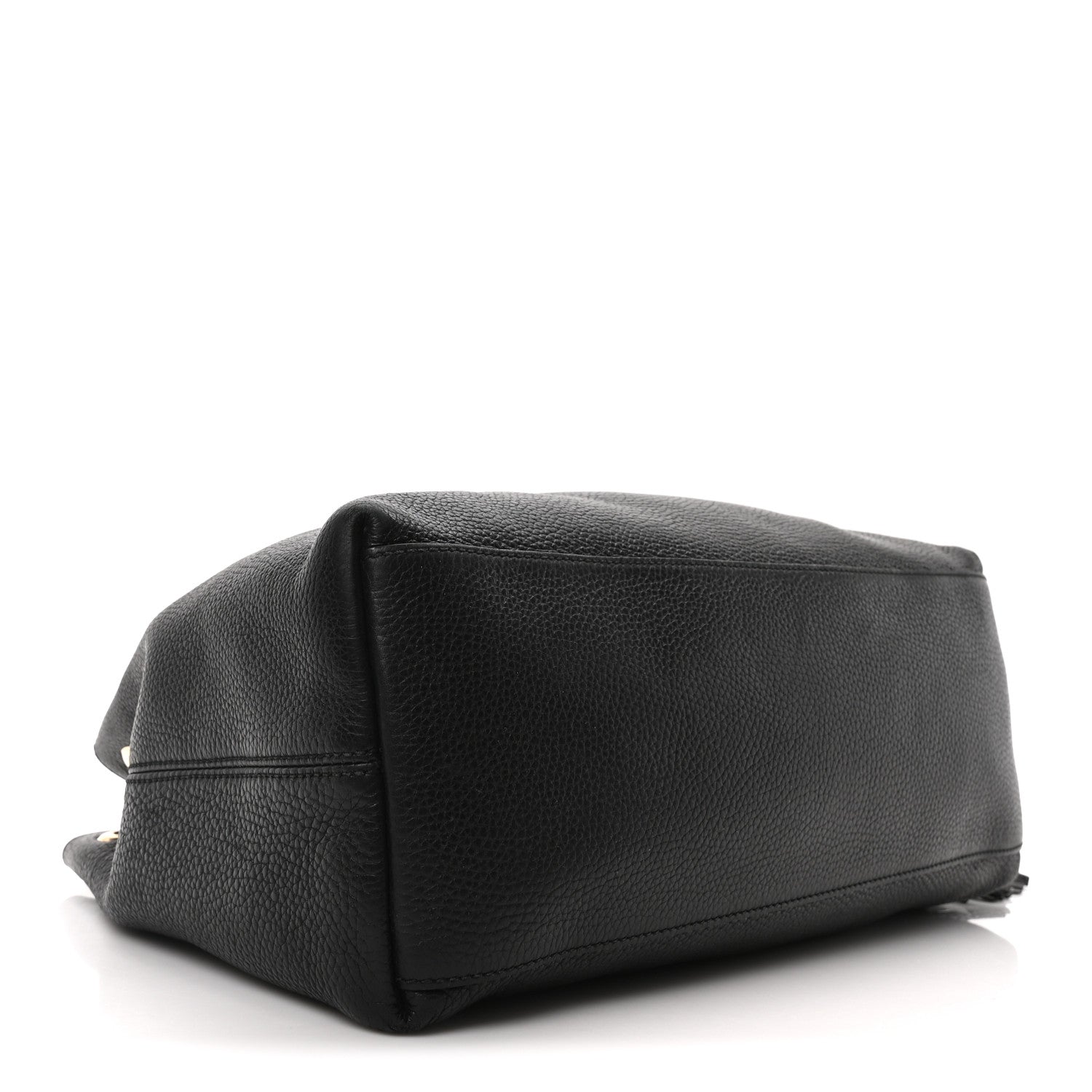 Gucci Pebbled Calfskin Medium Soho Chain Shoulder Bag Black 4 of 10