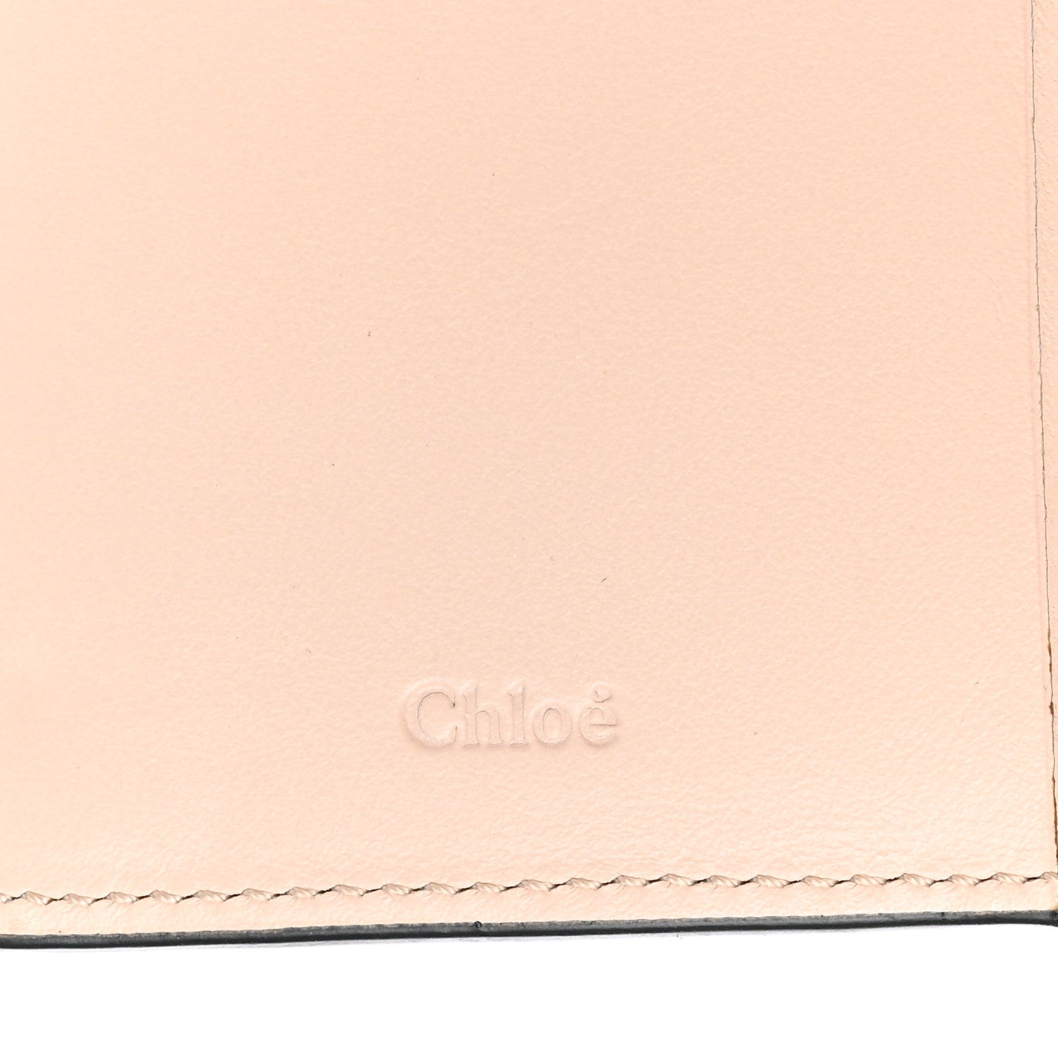 Chloe Calfskin Alphabet Compact Wallet Blush Nude 6 of 10