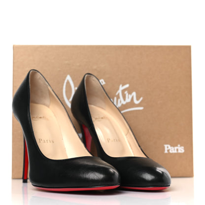 Christian Louboutin Calfskin Fifi 100 Pumps 38 Black 10 of 10