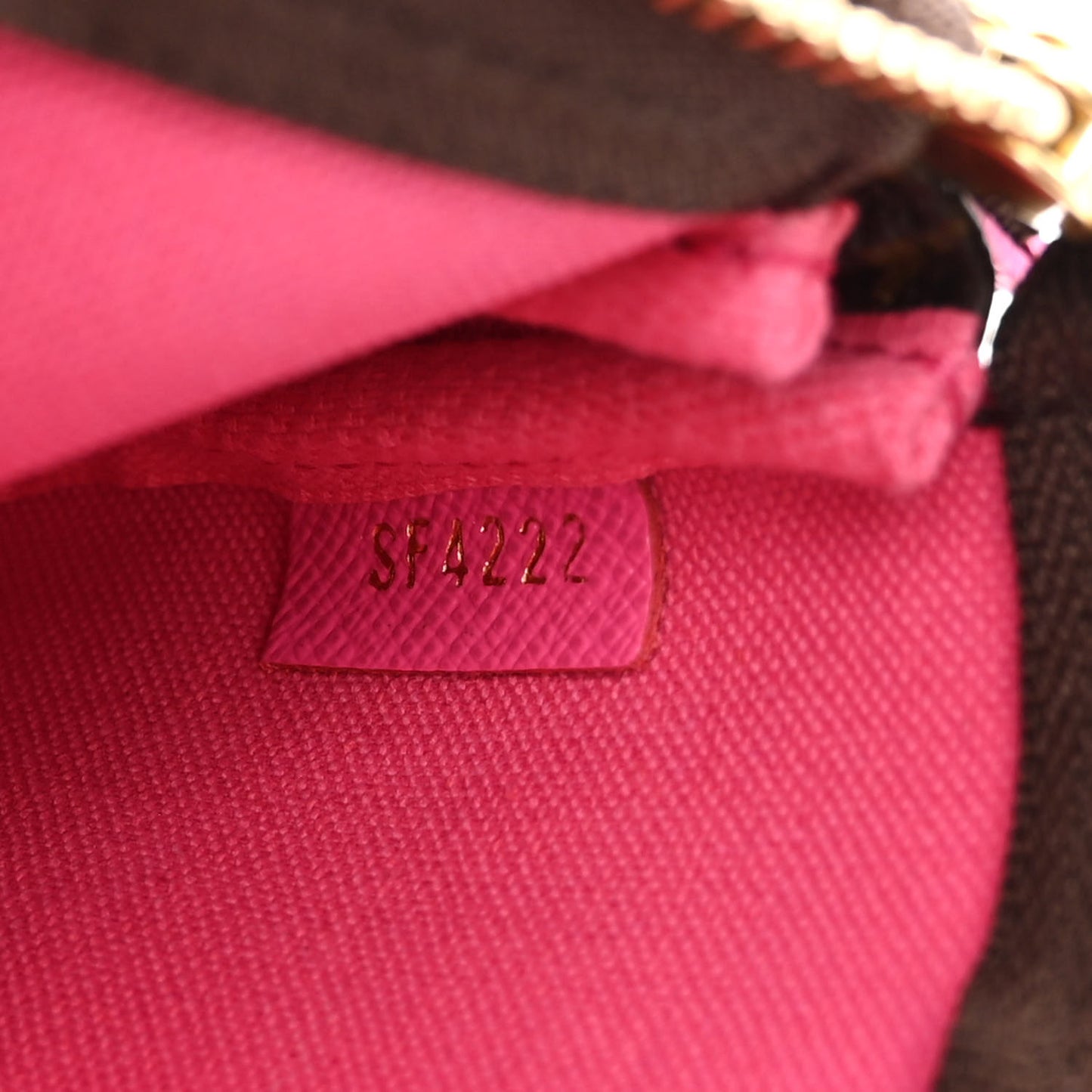 Monogram 2022 Christmas Animation Seoul Mini Pochette Accessories Fuchsia